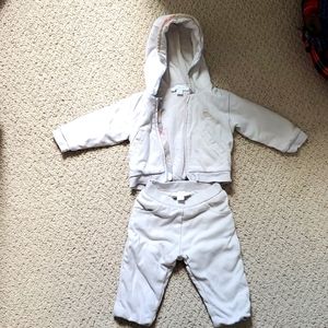 Burberry baby sweatsuit 6 months
